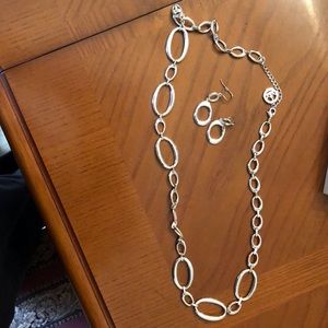 Trifari silver tone set